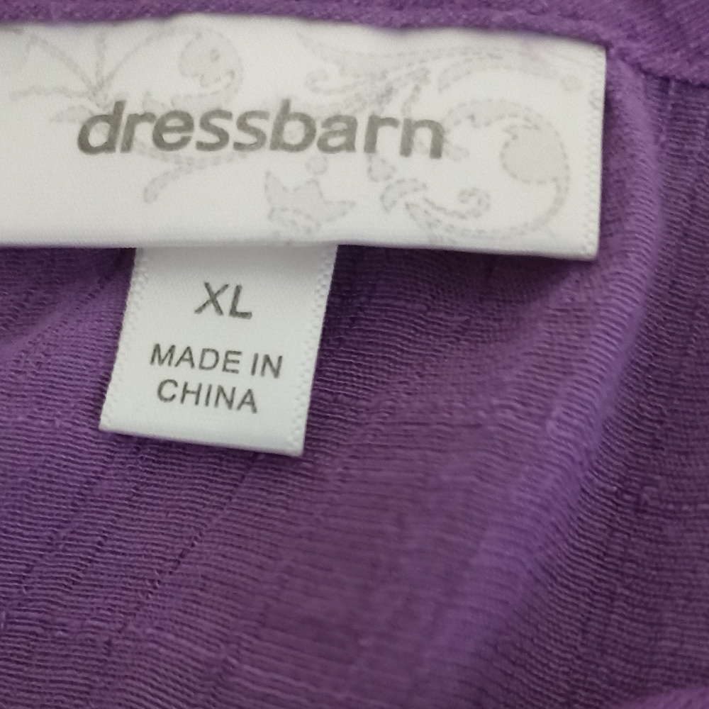 Dressbarn Vibrant Purple Blouse - XL